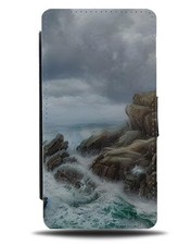 Stormy Sea Waves Crashing