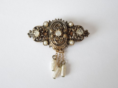 Vintage spilla colore oro - vintage,