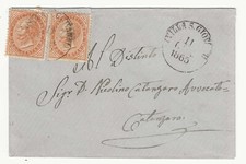 1863 Regno - Coppia 10 c. De