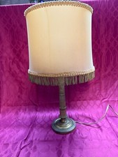 Antica lampada da tavolo in bronzo dorato al mercurio Impero '800 vintage