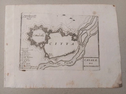 Stampa antica casale - antica,