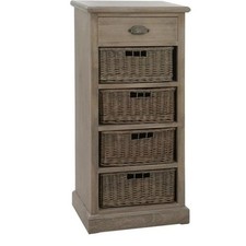 Cassettiera provenzale con cesti
