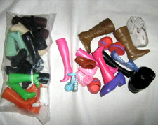 lotto scarpe stivali BARBIE e
