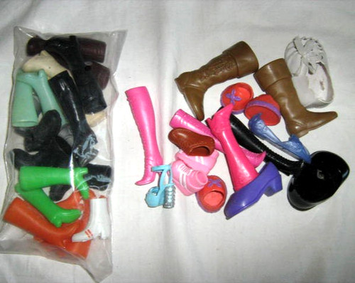 Lotto scarpe stivali barbie - scarpe,
