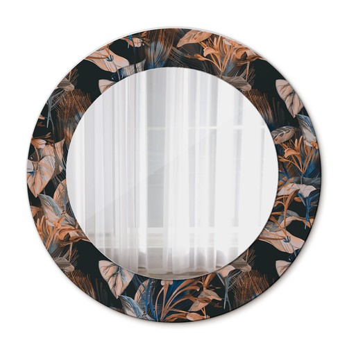 Specchio rotondo chic con