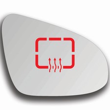 Spiegelglas Rechts Beheizbar