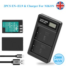 Batteria 2x 2AH EN-EL9 EL9A