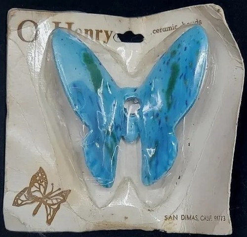 Perla farfalla ceramica