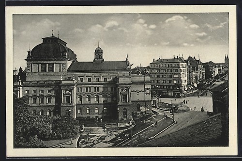 Cartolina pilsen teatro - pilsen,,