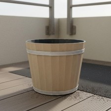 Vaso Stile Botte di Legno