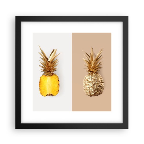 Poster 30x30cm ananas frutta - 30x30cm,