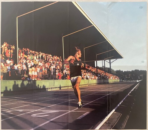 Poster steve prefontaine - prefontaine, nike