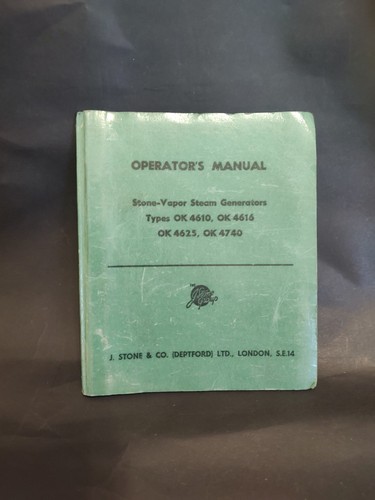 Operators manual stone vapor - manual,