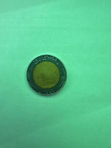 Moneta antica 500 lire - , 1987
