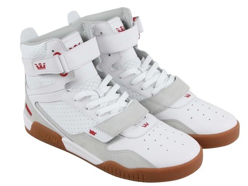 Supra breaker pelle bianco - pelle, e