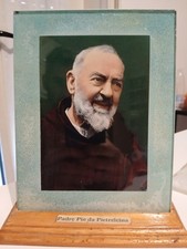 QUADRETTO DI LEGNO DEL SANTO PADRE PIO - N 1