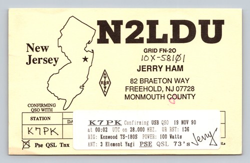 Ham radio qsl - radio, new
