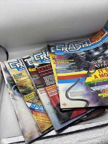Crash magazine bundle set - crash,