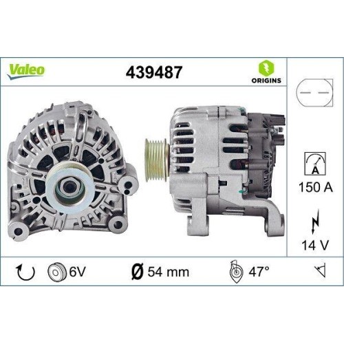 Alternatore valeo 439487 - 439487,
