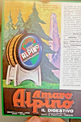 Cartolina amaro alpino - amaro,