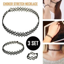 WOMEN'S BLACK LACE ELASTIC
