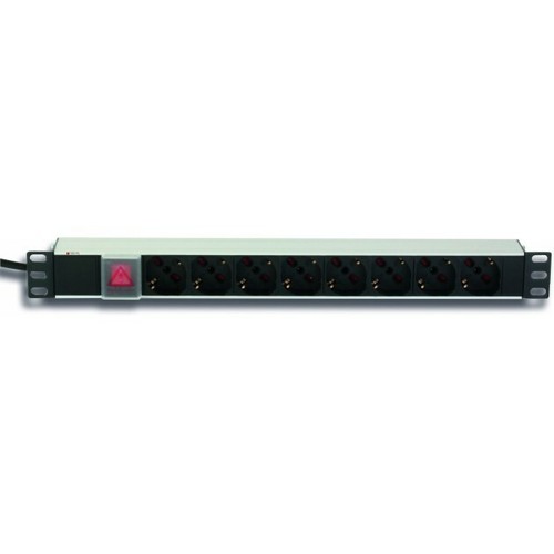 Multipresa per rack 8 - 19'',