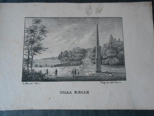 1823 napoli villa reale - napoli,