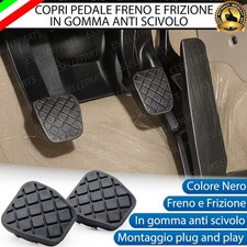 2 COPRIPEDALI COPRI PEDALI IN GOMMA PEDALIERA FRIZIONE FRENO PER SEAT IBIZA 6L