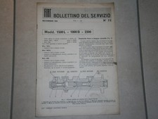 FIAT BOLLETTINO DEL SERVIZIO