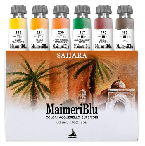 Maimeri blu acquerelli di - maimeri, blu,