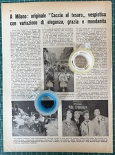 Raro articolo VESPA-caccia al Tesoro in Vespa del Vespa Club MILANO del 1960