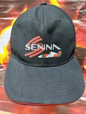 Cappello Berretto Baseball Ayrton Senna Formula 1 - Nero Regolabile