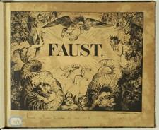 [GOETHE] Faust - 26 Esquisses déssinées par Retsch  - 1830