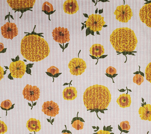 Tessuto floreale calendula