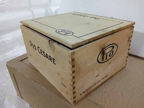 Scatola legno 6 bott - di,