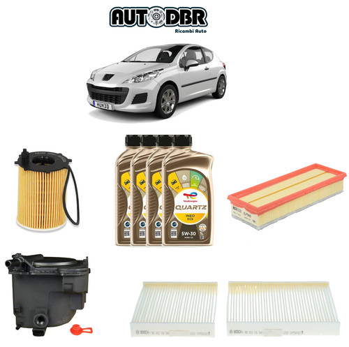 Kit tagliando filtri peugeot - kit,