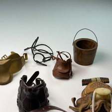 Vintage Toy Horse Saddle Lot