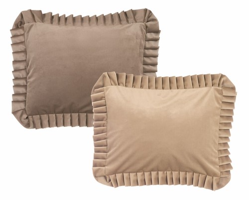 Cuscino velluto con gale - velluto,