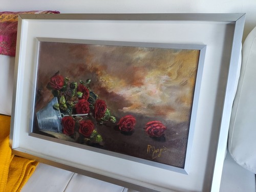 Quadro olio tela ripalta - su,