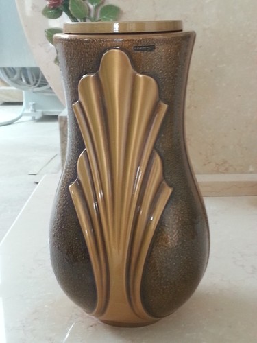 Vaso bronzo color oro - vaso, per