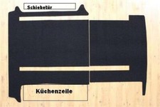 Camera per Ospiti Bagagliaio Tappeto Tappetini Adatto A per Per VW T5 California