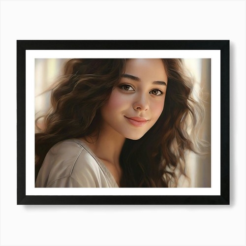Ritratto una bella ragazza - di,