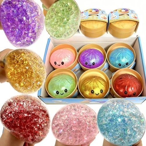 Rare glitter dumpling squishy - glitter,