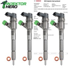 4x 0445110618 BOSCH INIETTORE