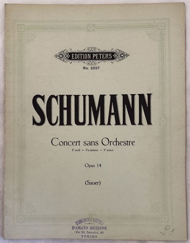 Robert schumann concert sans - robert,