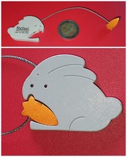 Portachiavi CONIGLIO ??CAROTA pubblicità Trattoria metallo MODERNO calamite 