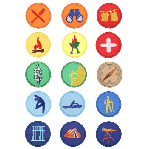 Set distintivi scout - set, 15
