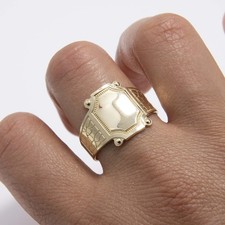 Anello Design A Nocciola