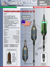 Sirio Performer 5000 3/8  LED