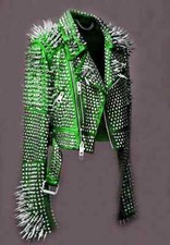 Giacca pelle moto uomo - , punk